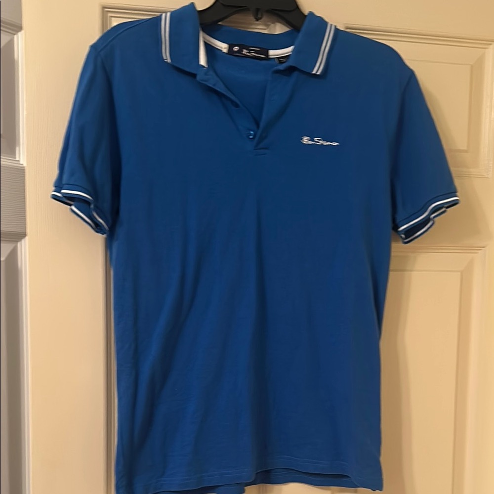 Ben Sherman Men's Blue Polo Shirt